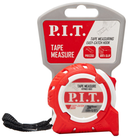 Рулетка с фиксатором P.I.T. HTPM02-1603