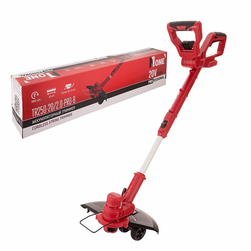 Триммер аккумуляторный NUMBER ONE TR250-20/2.0-PRO-B PROfessional