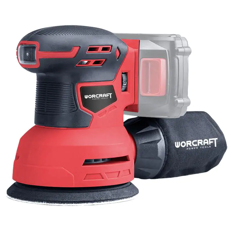 Аккумуляторная шлифмашина эксцентриковая WORCRAFT CRS-S20Li SOLO