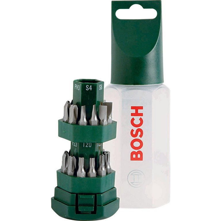 Набор бит Bosch 24 шт + магнитный держатель (2607019503)