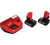 Энергокомплект M12 NRG-602 Milwaukee 4933451903