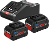 Аккумулятор ProCORE 18В, 12Ач - 2 шт, зарядное устройство GAL 18V-160 C Bosch